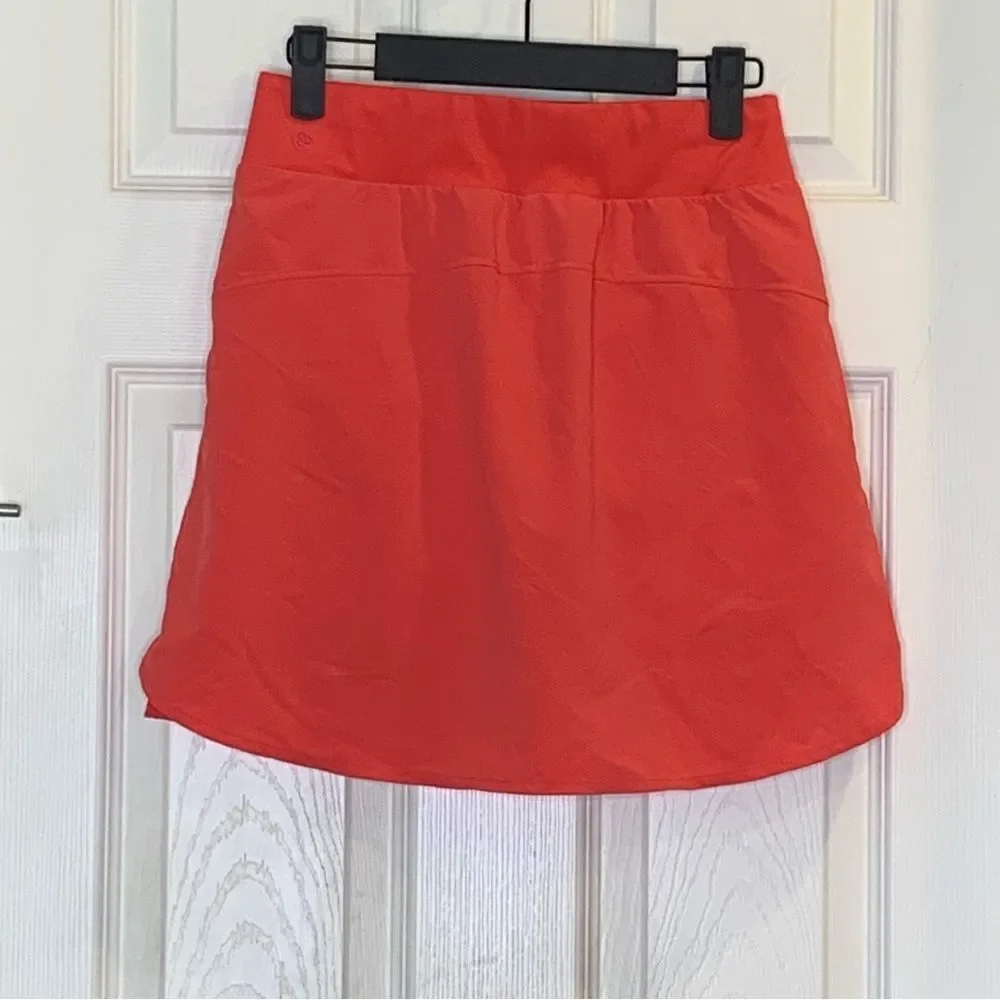Zella Red hibiscus golf skirt (skort). Size XS